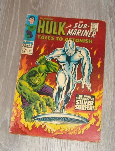 Tales To Astonish Marvel Comics July Incredible Hulk Vs