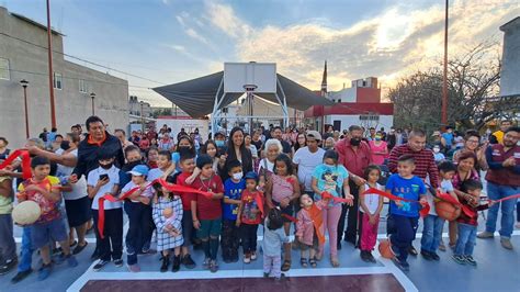 Ariadna Ayala Inaugura Cancha De Usos M Ltiples En Colonia Benito