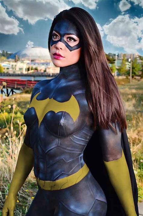 Body Paint Chandra Holt As Batgirl