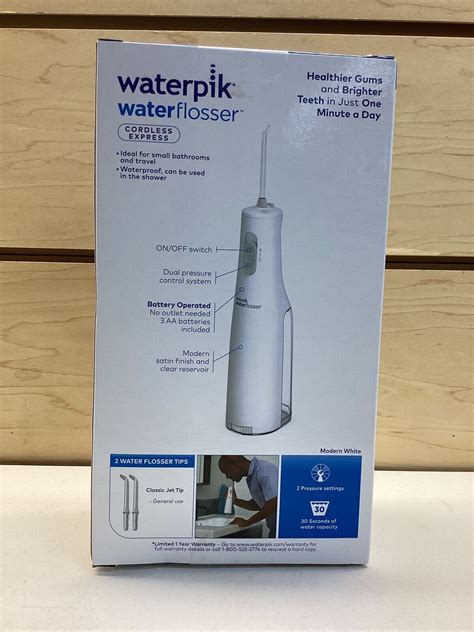 Waterpik Wf 02w011 Cordless Express Water Flosser For Sale Online Ebay