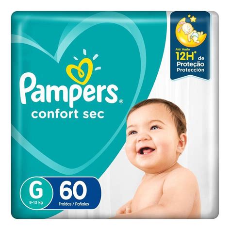 Fralda Pampers Confort Sec Super Tamanho G Unidades Fralda