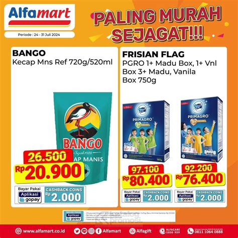 Promo Alfamart Paling Murah Sejagat Periode Juli Sopasti