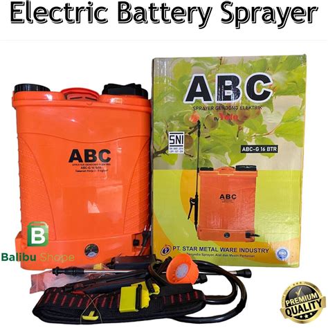 Jual Tangki Sprayer Elektrik ABC 16 Liter Shopee Indonesia