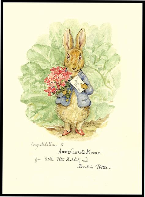 ORIGINAL ART PETER RABBIT By POTTER BEATRIX Beatrix Potter