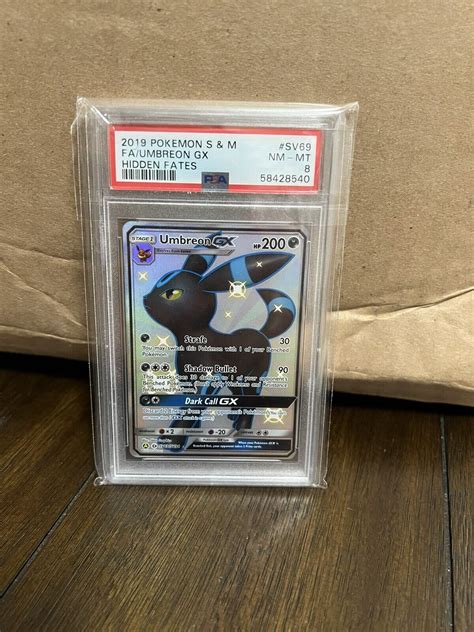 Mavin Umbreon Gx Sv Hidden Fates Shiny Full Art Pokemon Card Psa