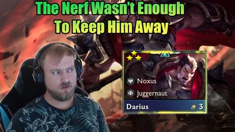 Dunkmaster Darius Is Back Tft Set Patch Youtube