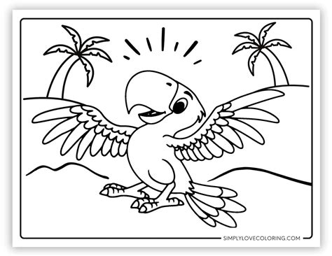 Toucan Coloring Pages Free Pdf Printables Simply Love Coloring