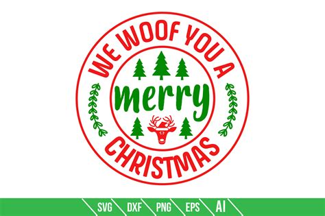 We Woof You A Merry Christmas Graphic By Teeking Creative Fabrica