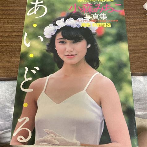 やや傷や汚れあり小森みちこ 写真集 あいどる 週刊プレイボーイ特別編集 脱トライアングル 集英社 撮影 狩野昭雄 1982年 初版