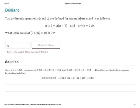 Two arithmetic operations