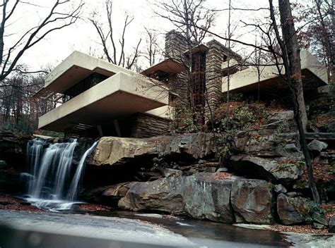 Falling Water House Photograph by Archive Photos | Fine Art America