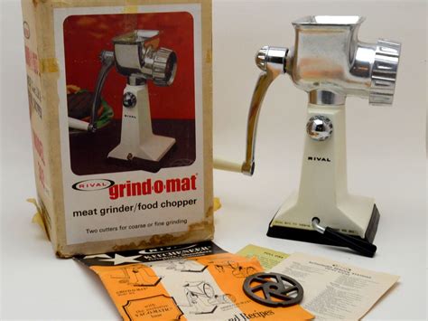 Vintage Meat Grinder Food Chopper Rival Grind O Mat Model Etsy