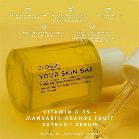 Avoskin Your Skin Bae Serum Ml Original Kojic Tranexamic Glycolic