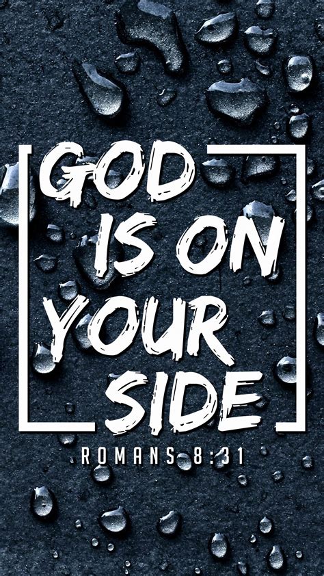 God Is On Your Side Christian Quotes Bible Quotes Bible Quotes