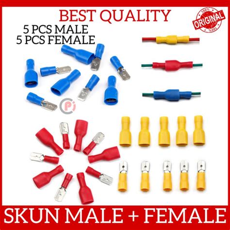 Jual Isi Set Skun Male Plus Female Insulated Fdfd Mdd Merah Kuning