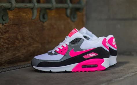 Nike WMNS Air Max 90 Essential Cool Grey/Black-Hyper Pink | Nice Kicks