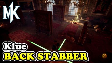 Back Stabber Klue Guide In Shang Tsung Laboratory Mortal Kombat