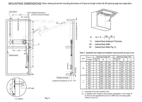 horizontal bi folding door mechanism cabinet support high quality