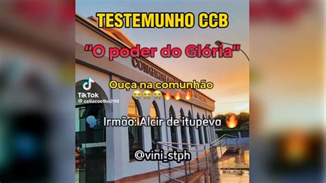 Testemunho Ccb Alcir De Itupeva Youtube