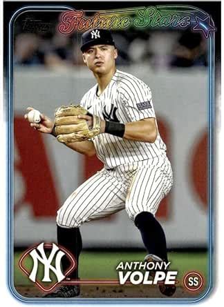 Amazon 2024 TOPPS 180 ANTHONY VOLPE FUTURE STARS NEW YORK YANKEES