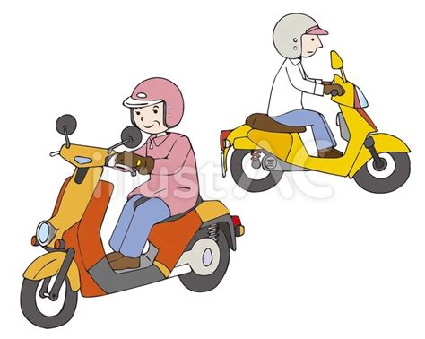 電動＆バイクイラスト No 151653｜無料イラスト・フリー素材なら「イラストac」