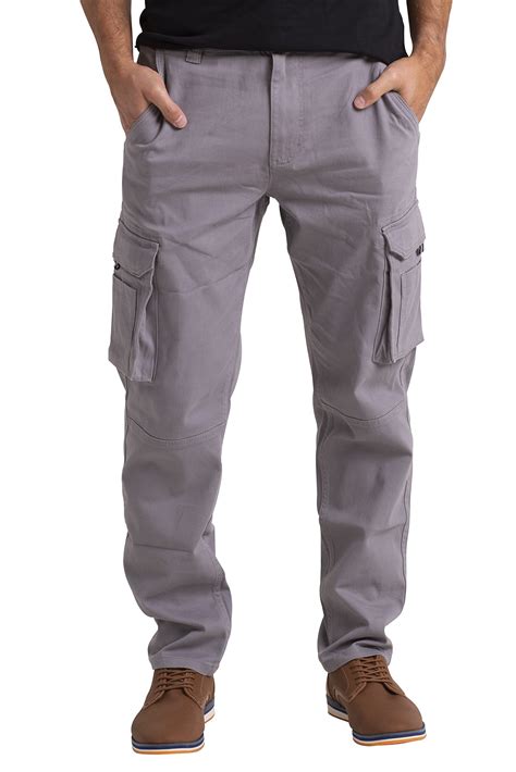 Gilles Cantuel Alamo Regular Fit Flex Cargo Pants For Men Heavy Duty