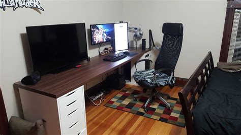 Ikea Countertop Desk 98 inches! : r/battlestations