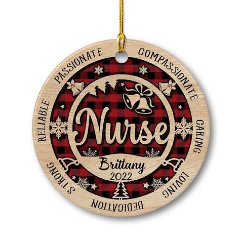 Personalized Ornament Nurse Custom Name For Medical Students