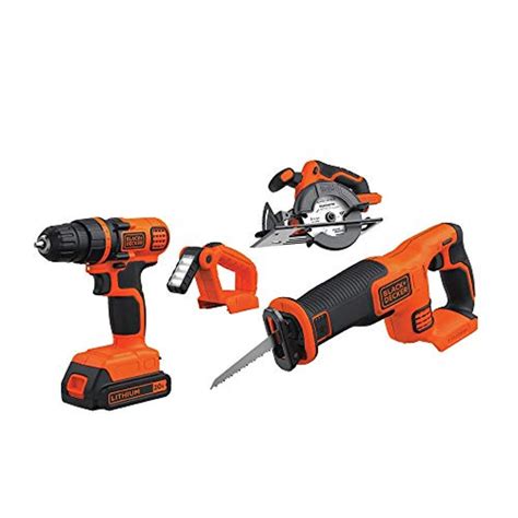 Kit combinado de herramientas eléctricas BLACK DECKER 20V MAX juego de