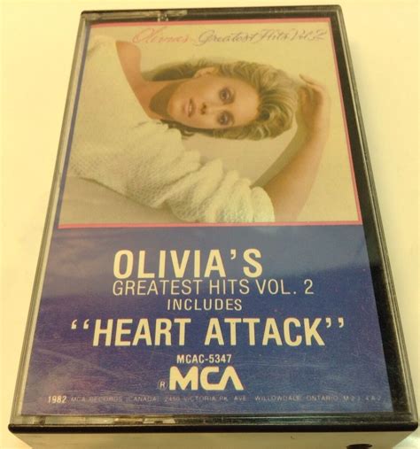 Olivia S Greatest Hits Vol Tape Cassette Olivia Newton John Mca