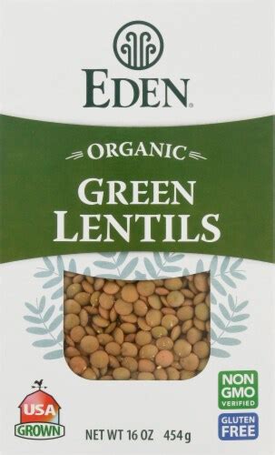 Eden Organic Green Lentils 16 Oz Kroger