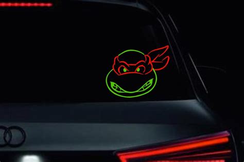 Teenage Mutant Ninja Turtle Vinyl Car Decal by BKMVinylDesign