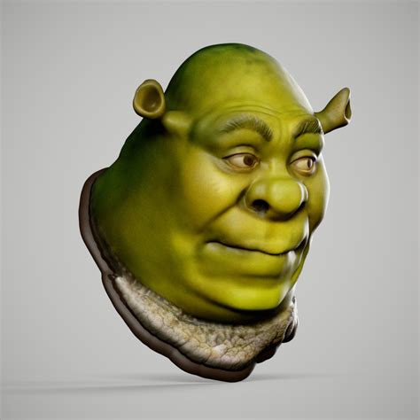 Archivo Stl Estatua Meme De Shrek Aburrido Plan De Impresora D Para