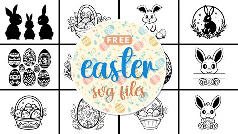 50 Free Easter SVG Files - World of Printables