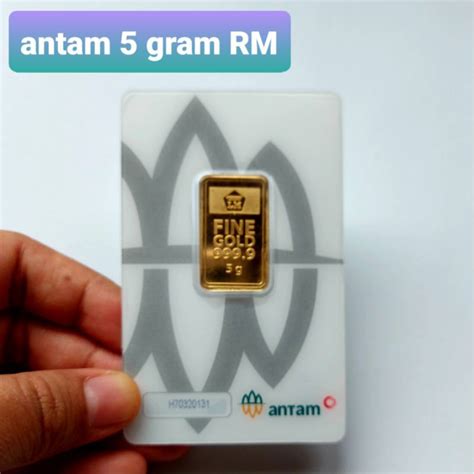 Jual Antam 5 Gram Certieye 24 Karat ORI Shopee Indonesia