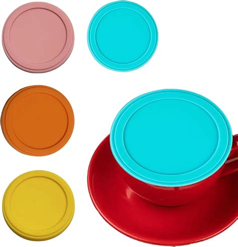 Xilmark Silicone Stretch Lids Yogurt Pot Lids Reusable Reusable