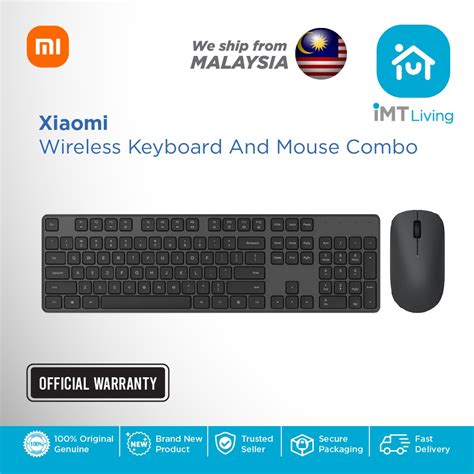 Xiaomi Wireless Keyboard and Mouse Combo WXJS01YM | Mi Malaysia ...
