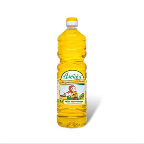 Масло подсолнечное АЛЕЙКА нерафинированное / 0,92 кг