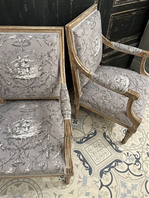 Proantic Paire De Fauteuils Louis Xvi