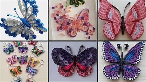 Paper Quilling Butterfly Youtube