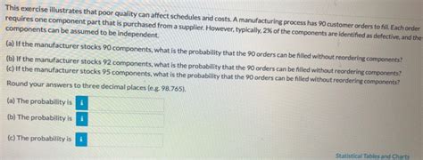 Solved This Exercise Illustrates That Poor Quality Can Chegg