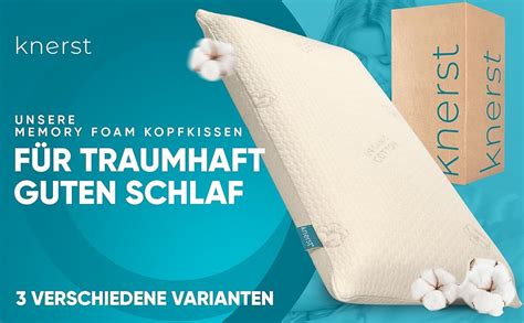 Knerst Premium Bauchschl Ferkissen X X Cm I Kopfkissen Flach I