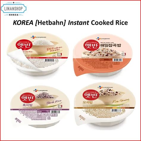 Cj Hatban Cooked Rice Rice Grain Rice Hetbahn Lazada Ph