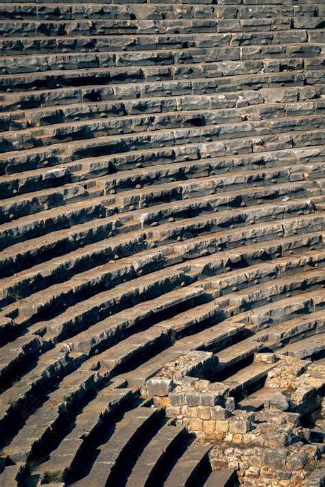 Anfiteatro En La Antigua Ciudad De Myra Fragmento De Arquitectura