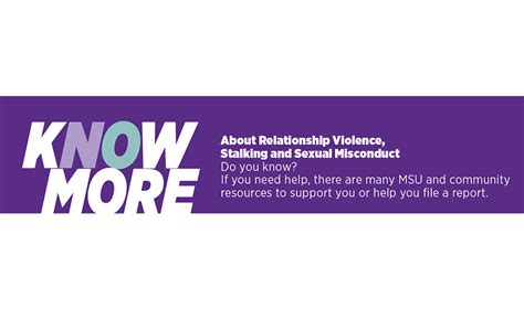 Msu’s Know More Campaign Promotes Sexual Assault Resources Msutoday Michigan State University