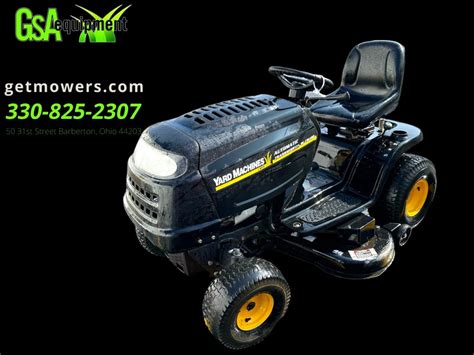 46 Mtd Yard Machines Riding Lawn Tractor W 21hp Automatic Lawn Mowers For Sale And Mower