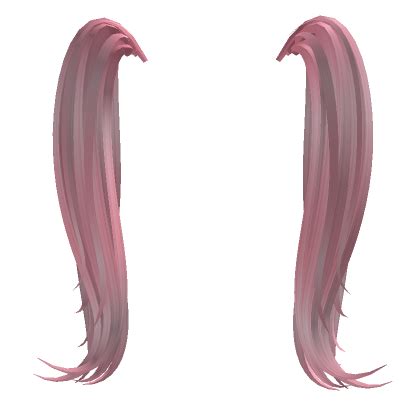 High Pigtail Hair Extension Pink Roblox Item Rolimon S