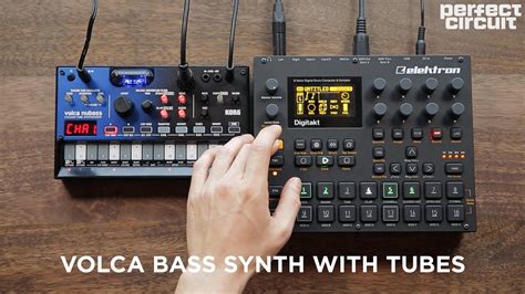 Korg Volca Nubass Compact Vacuum Tube Bass Synth Youtube