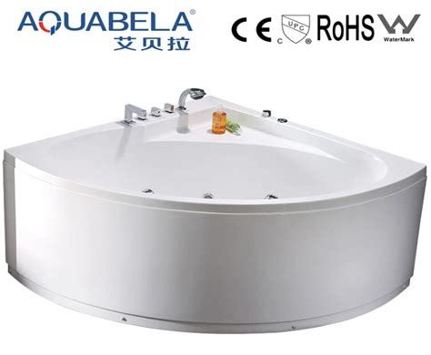 Acrylic Corner Indoor Jacuzzi Hot Tubs JL China Corner Bathtub And Whirlpool