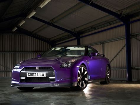 Nissan Gt R Gets Purple Wrapping Autoevolution